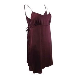 Free People Women's Smooth Sailin' Mini Slip - Garnet Empress